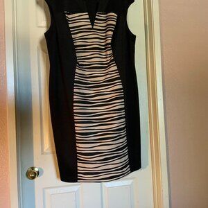 BLACK DRESS / knee length